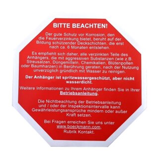 Aufkleber Der gute Schutz deutsch - Boeckmannshop24, 3,25 €